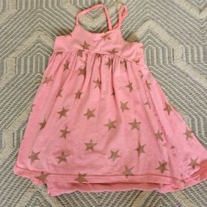 Cotton on kids pink toddler girl dress with stars. Size 2T